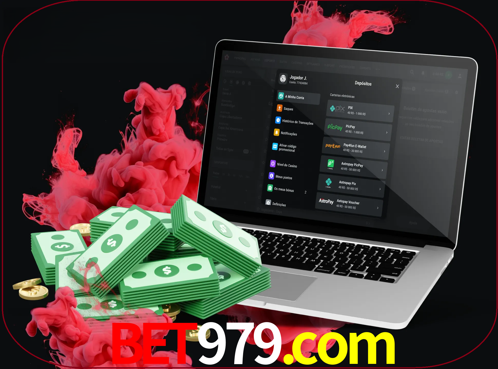 Para efetuar um depósito na sua conta bet979, basta escolher o método de depósito e especificar o montante.