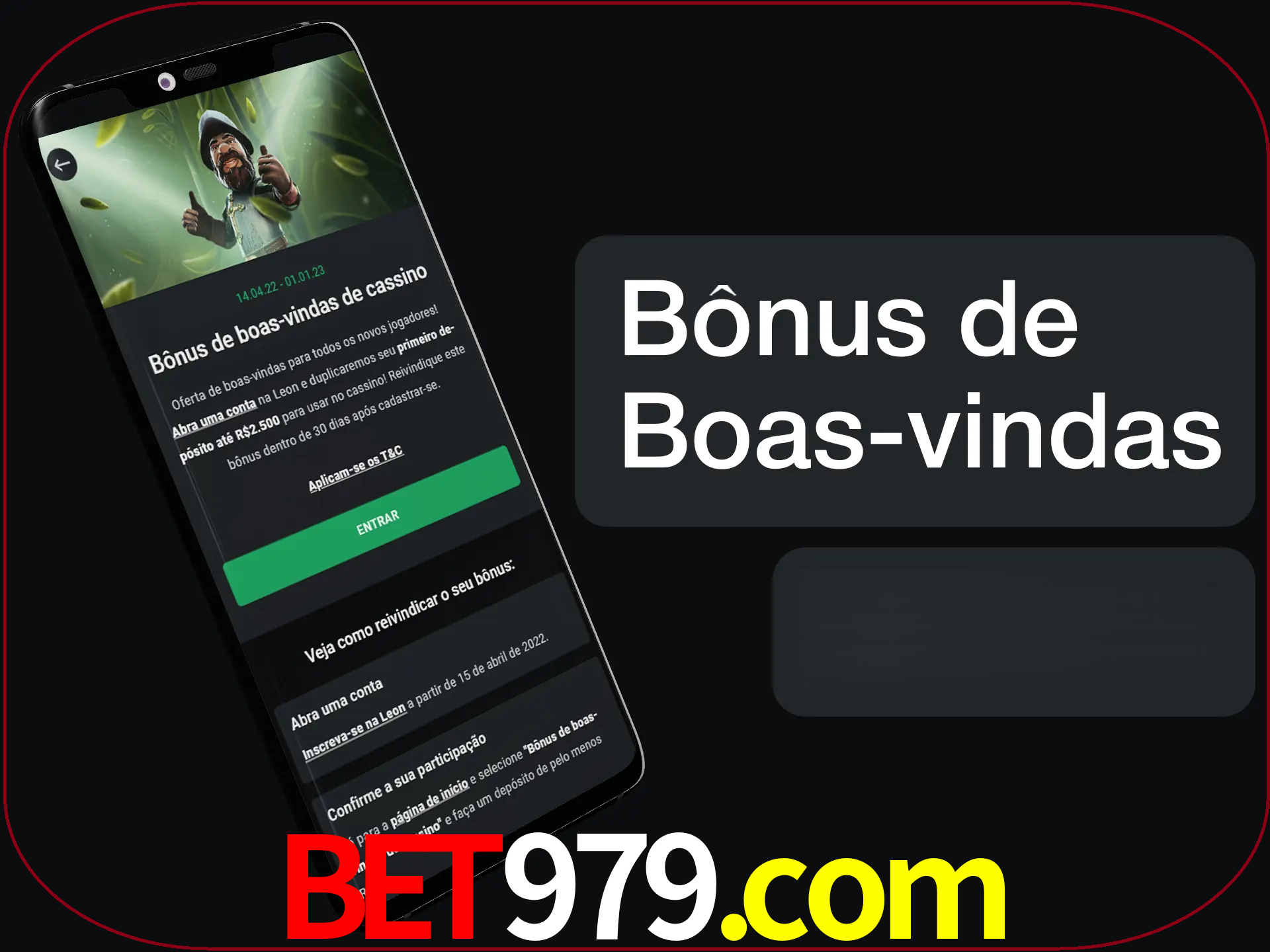 Não se esqueça de usar o bônus de boas-vindas.